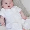 Aiden Christening Convertible Gown & Hat Set
