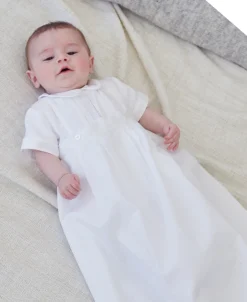 Aiden Christening Convertible Gown & Hat Set