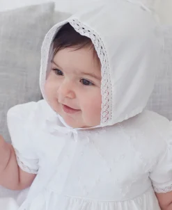 Annalise Christening Gown & Hat Set