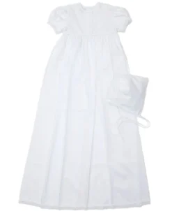 Annalise Christening Gown & Hat Set