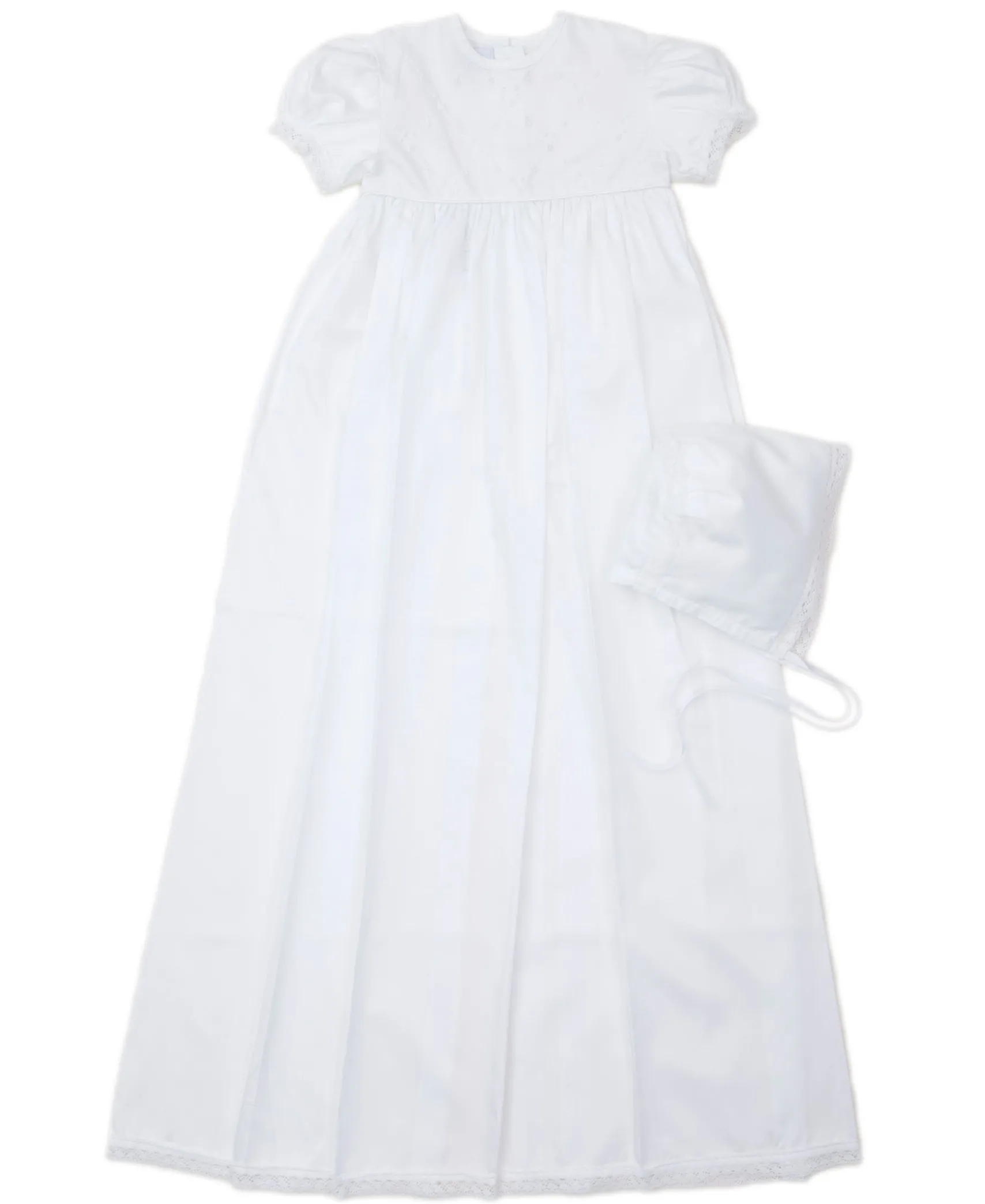 Annalise Christening Gown & Hat Set