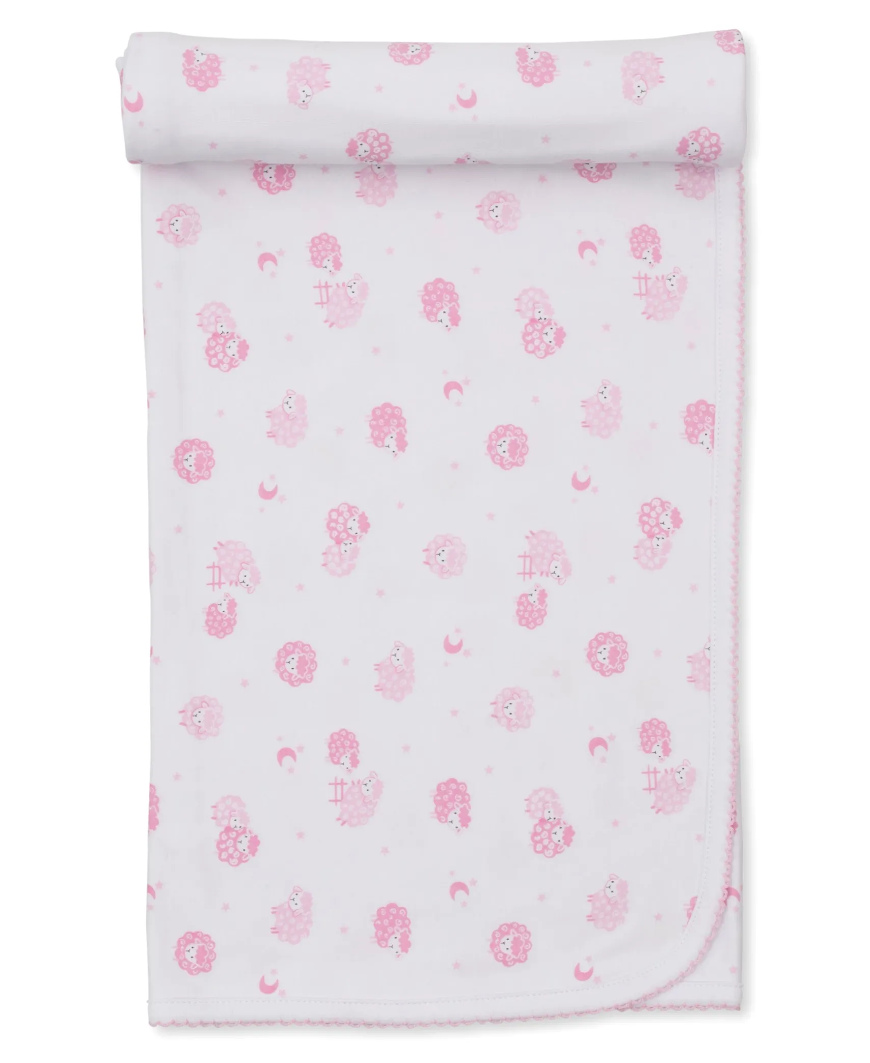 Baa Baa Baby Sheep Pink Blanket