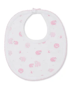 Baa Baa Baby Sheep Pink Bib