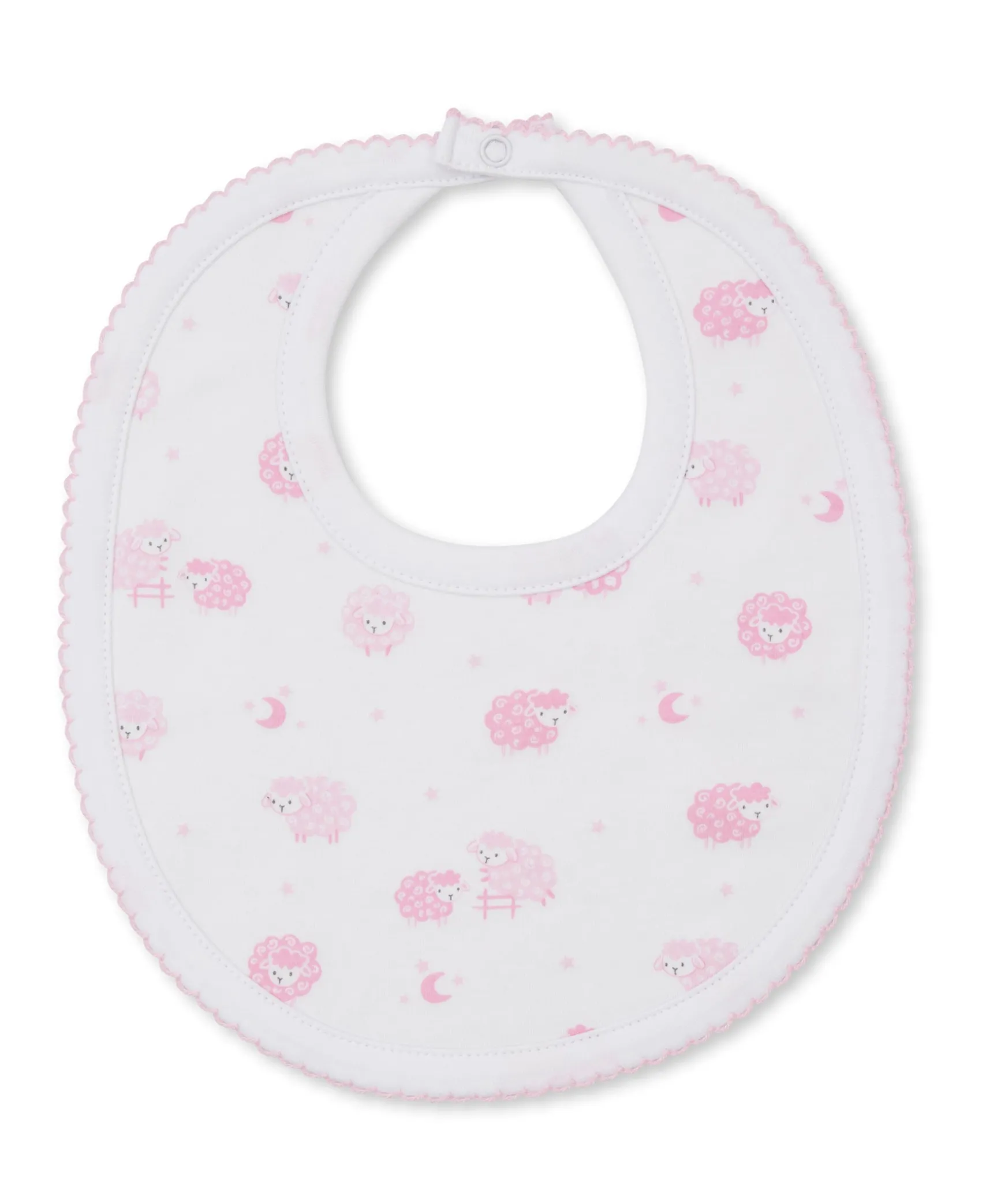 Baa Baa Baby Sheep Pink Bib
