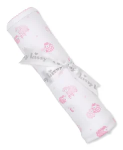 Baa Baa Baby Sheep Pink Blanket