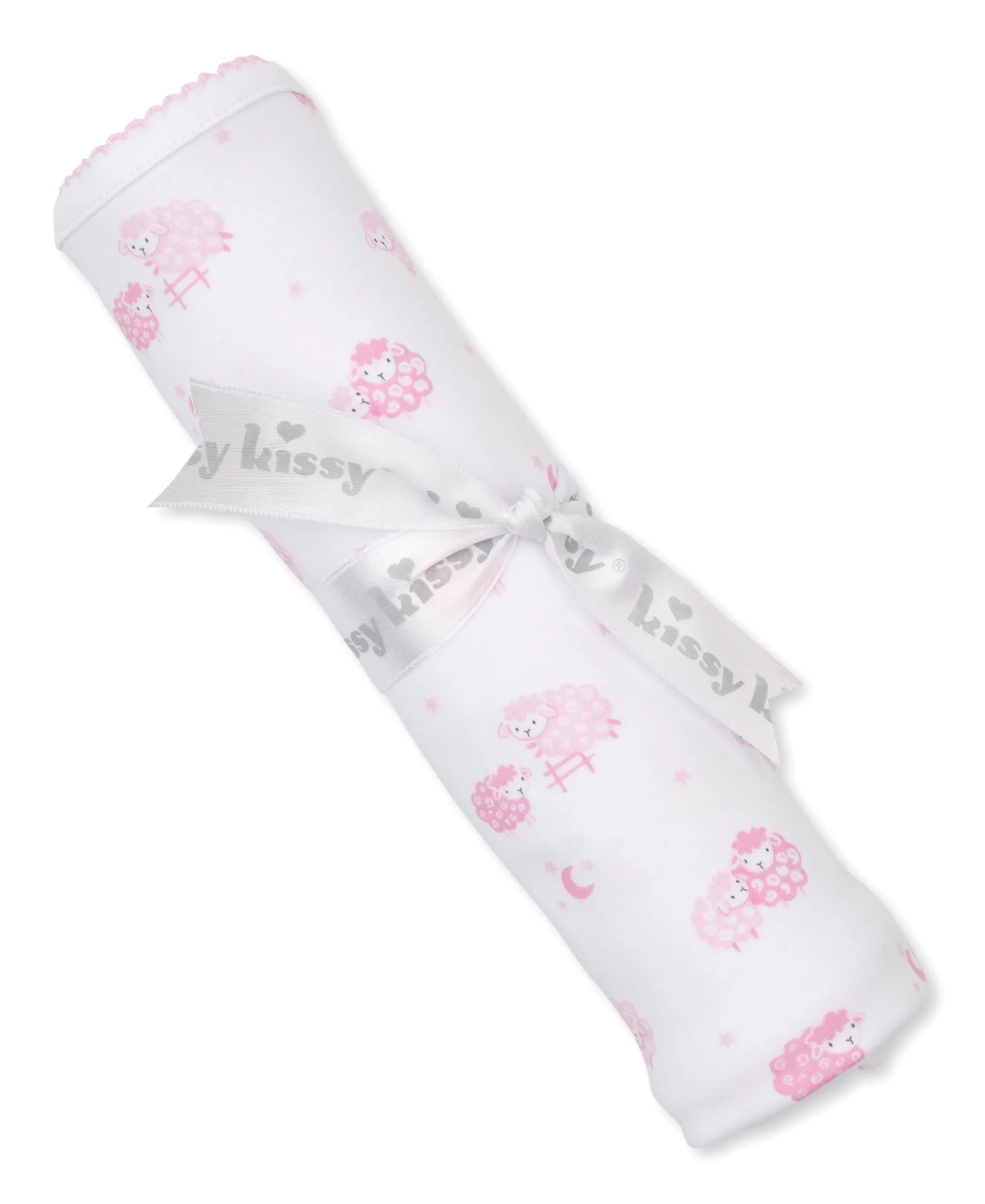 Baa Baa Baby Sheep Pink Blanket