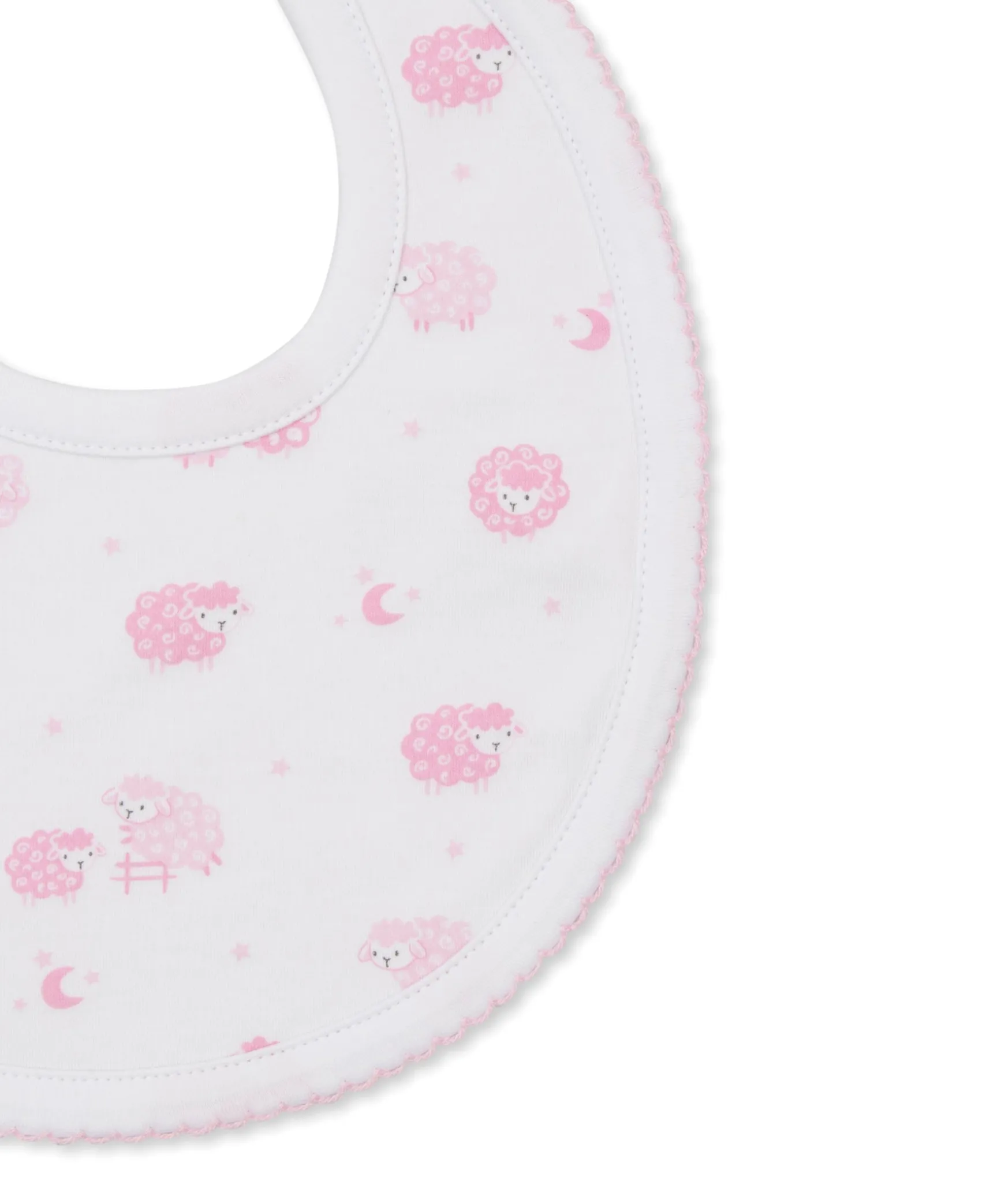Baa Baa Baby Sheep Pink Bib
