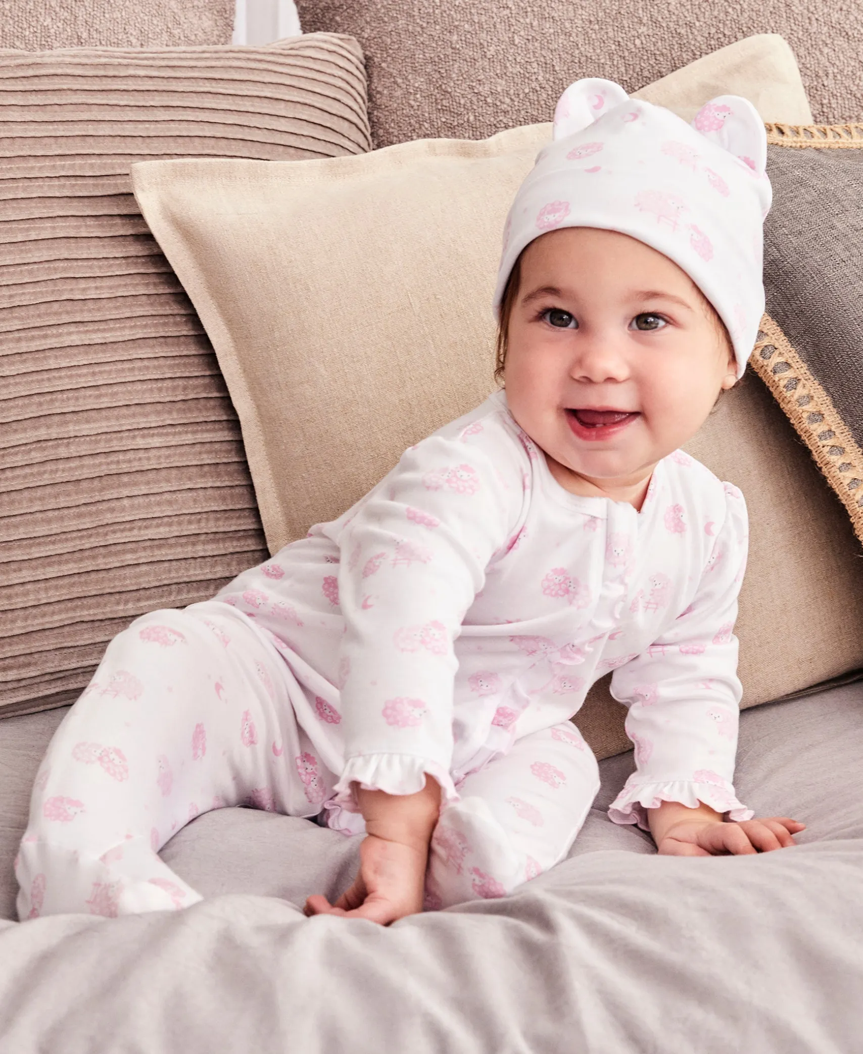 Baa Baa Baby Sheep Pink Novelty Hat