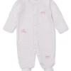 Baa Baa Baby Sheep Pink Star Footie
