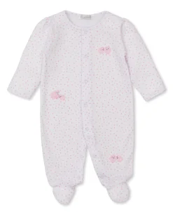 Baa Baa Baby Sheep Pink Star Footie