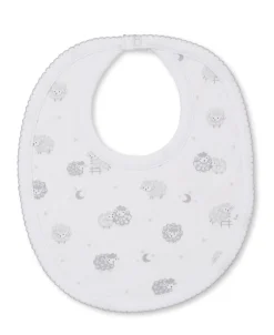 Baa Baa Baby Sheep Silver Bib