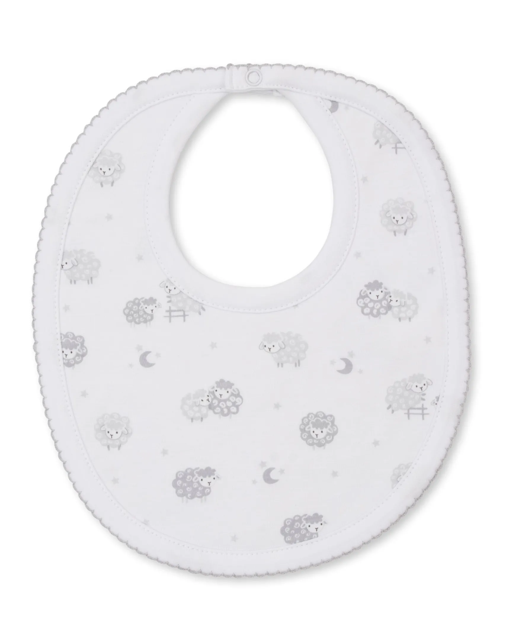 Baa Baa Baby Sheep Silver Bib