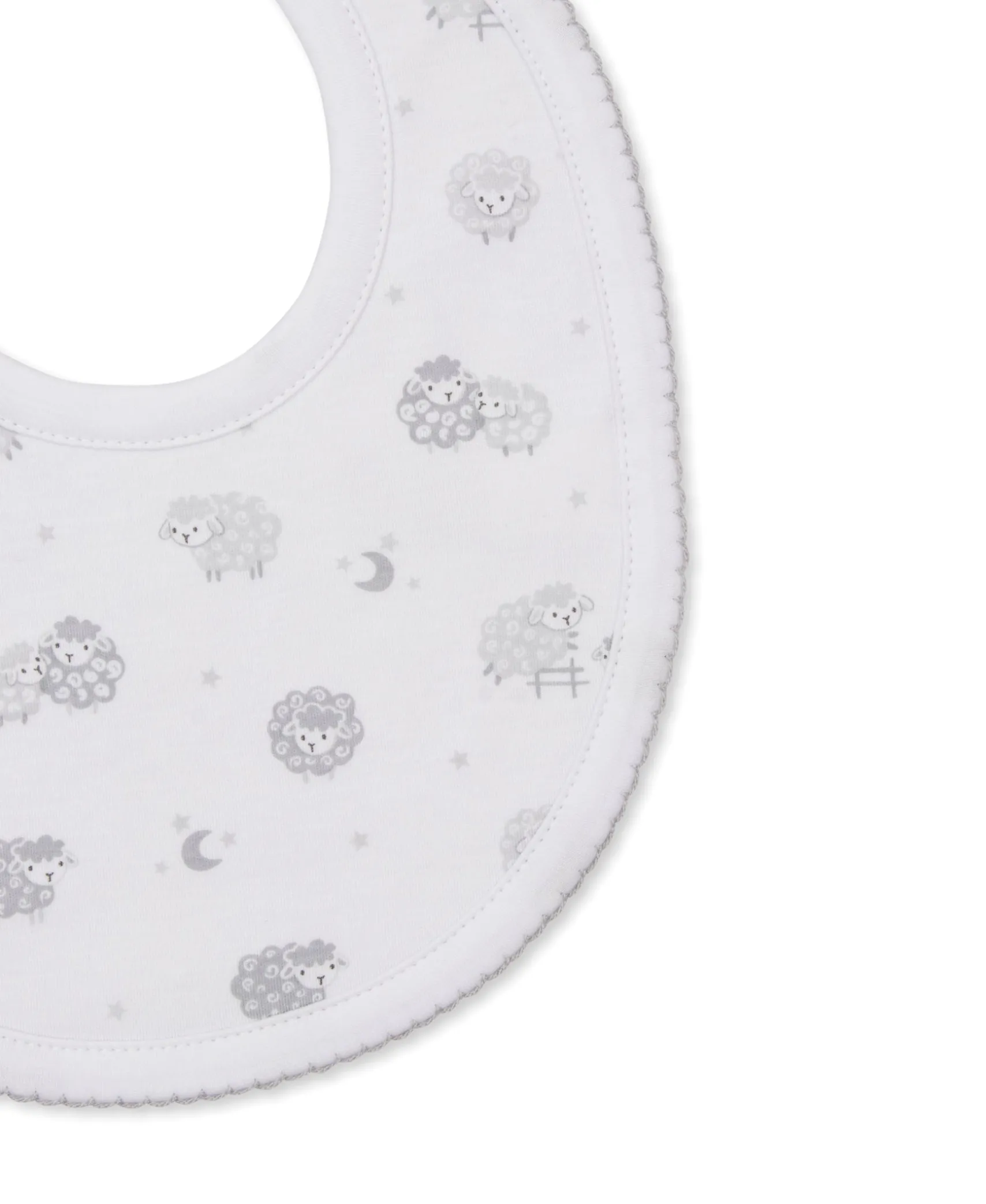 Baa Baa Baby Sheep Silver Bib