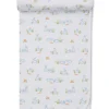 Baby Bunny Patch Blue Blanket