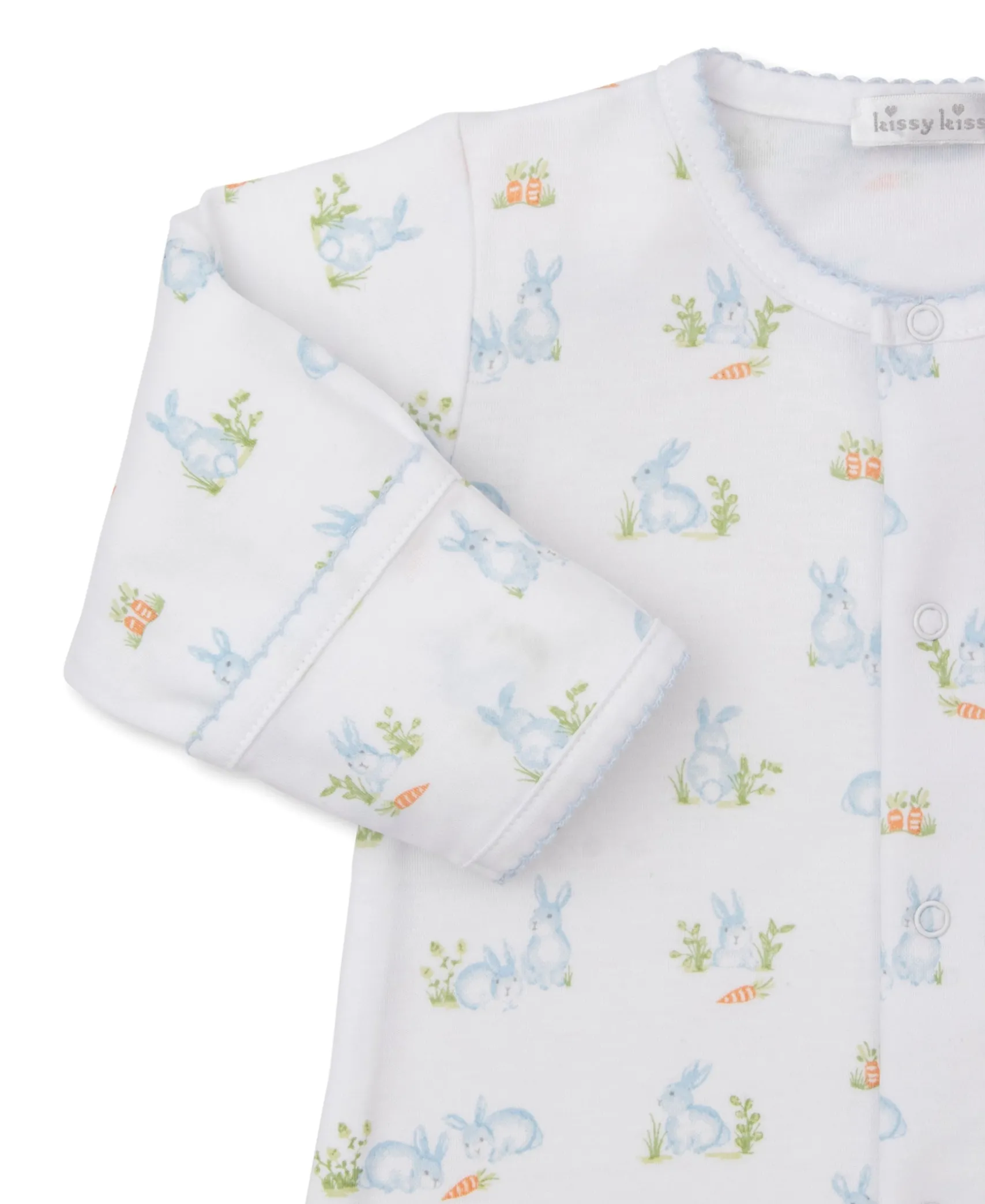 Baby Bunny Patch Blue Convertible Gown