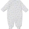 Baby Bunny Patch Blue Footie