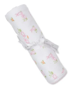 Baby Bunny Patch Pink Blanket