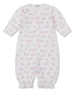 Baby Bunny Patch Pink Convertible Gown