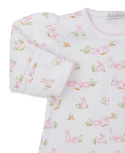 Baby Bunny Patch Pink Convertible Gown