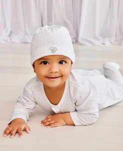 Baby Jungle Playdate Knotted Dot Hat