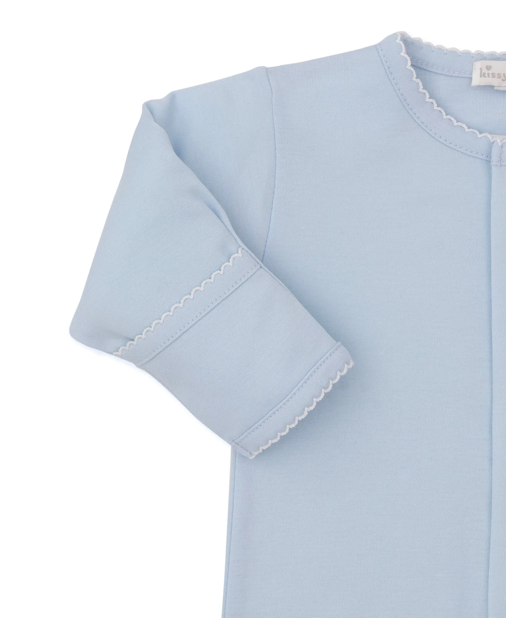 Beary Besties Blue Footie & Hat Set