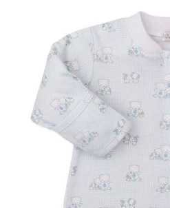 Beary Besties Blue Zip Footie