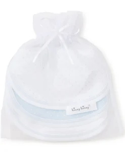 Blue Dot 3 Pack Bib Set w/ Tulle Bag