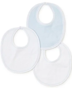 Blue Dot 3 Pack Bib Set w/ Tulle Bag