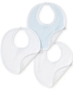 Blue Dot 3 Pack Bib Set w/ Tulle Bag