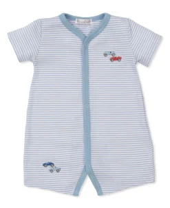 Car Central Short Stripe Playsuit