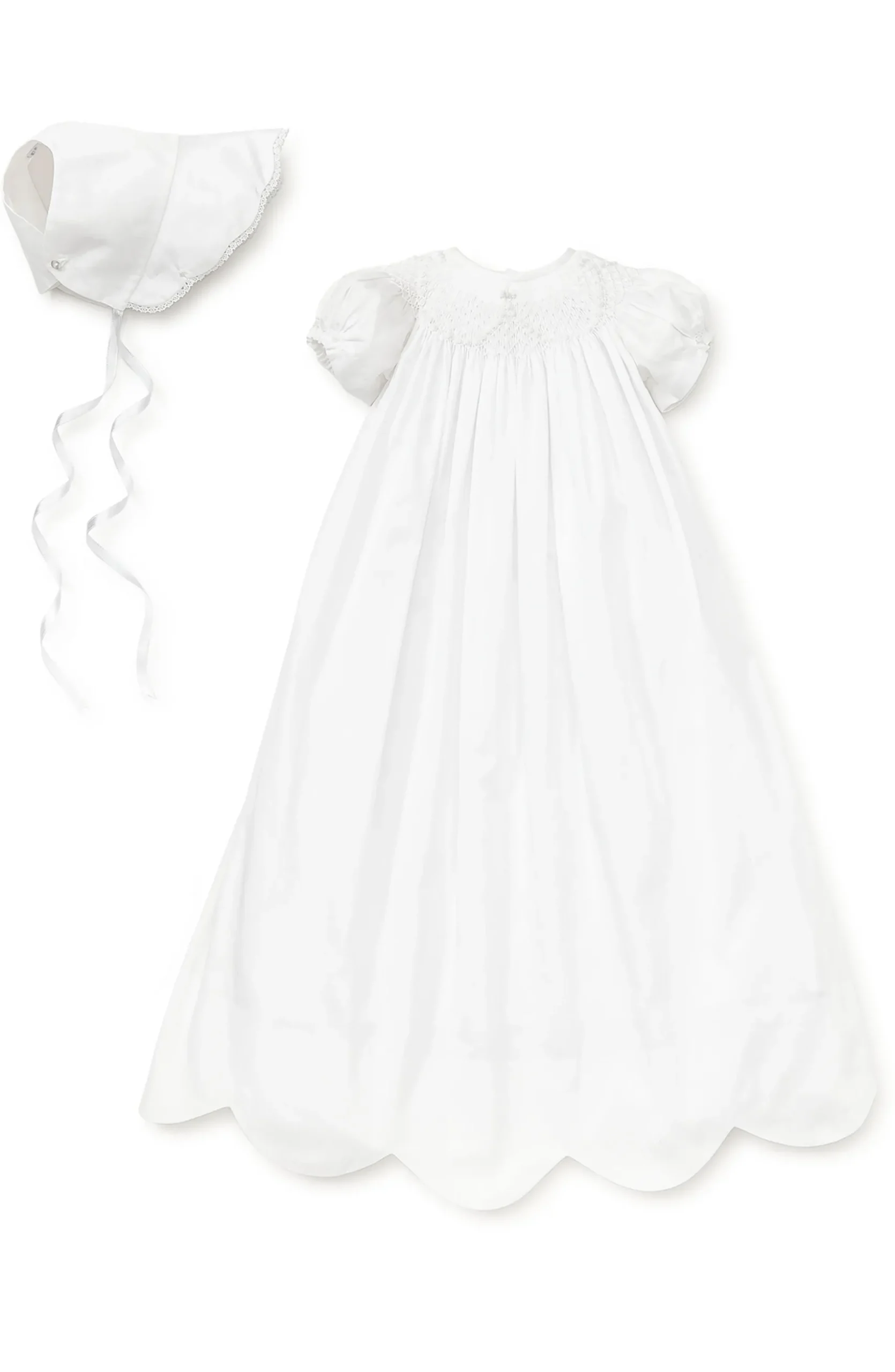 Caroline Christening Gown & Hat Set