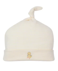 Cheery Chicks Yellow Knotted Hat