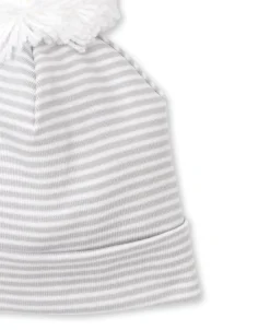 Classic Rib Silver Stripe Hat