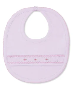 CLB Fall Bishop 24 Pink Hand Smocked Bib