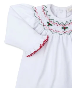 CLB Holiday Medley 24 Hand Smocked Mistletoe Pant Set