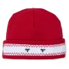 CLB Holiday Medley 24 Red Hand Smocked Mistletoe Hat
