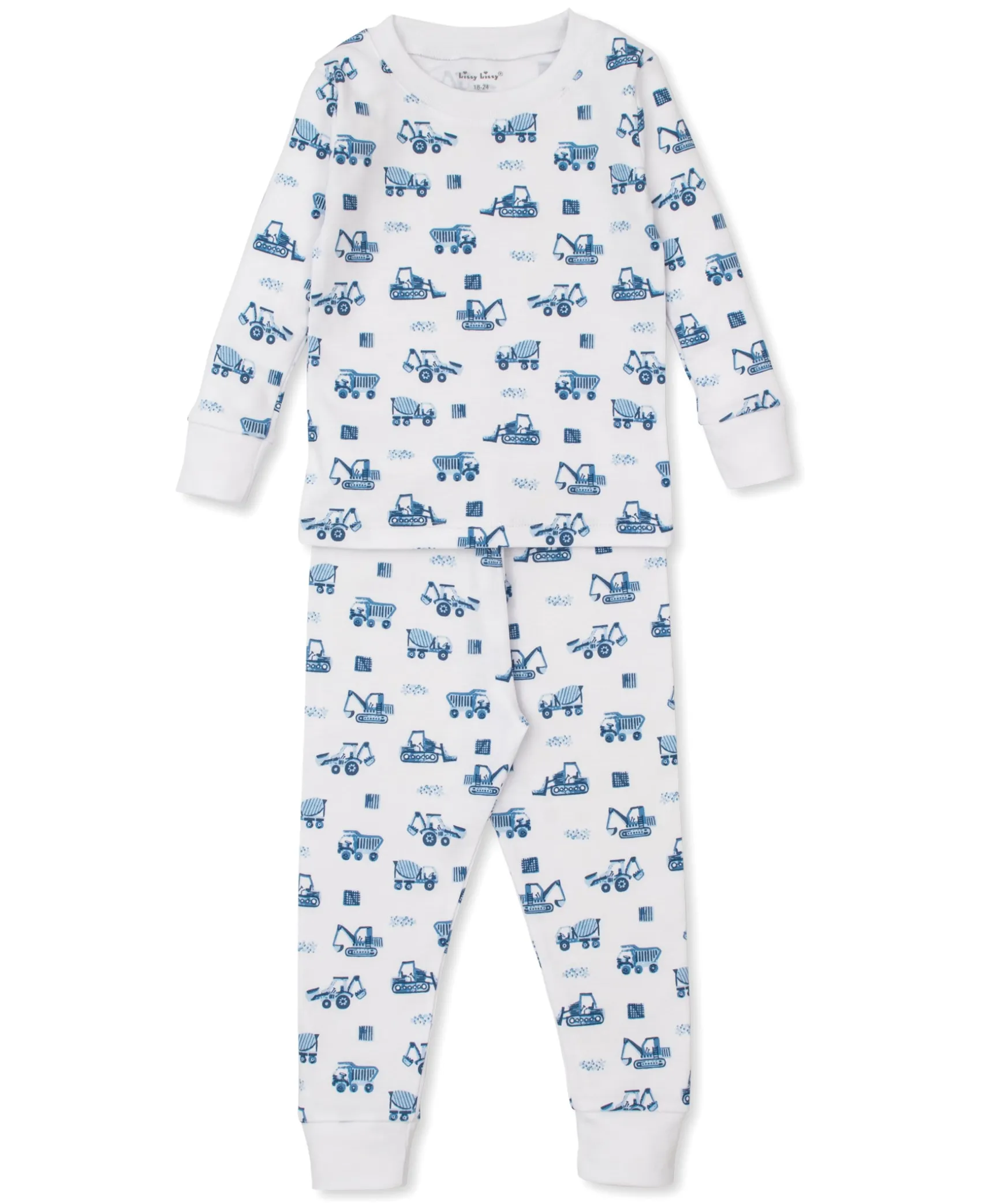 Construction Trucks Pajama Set