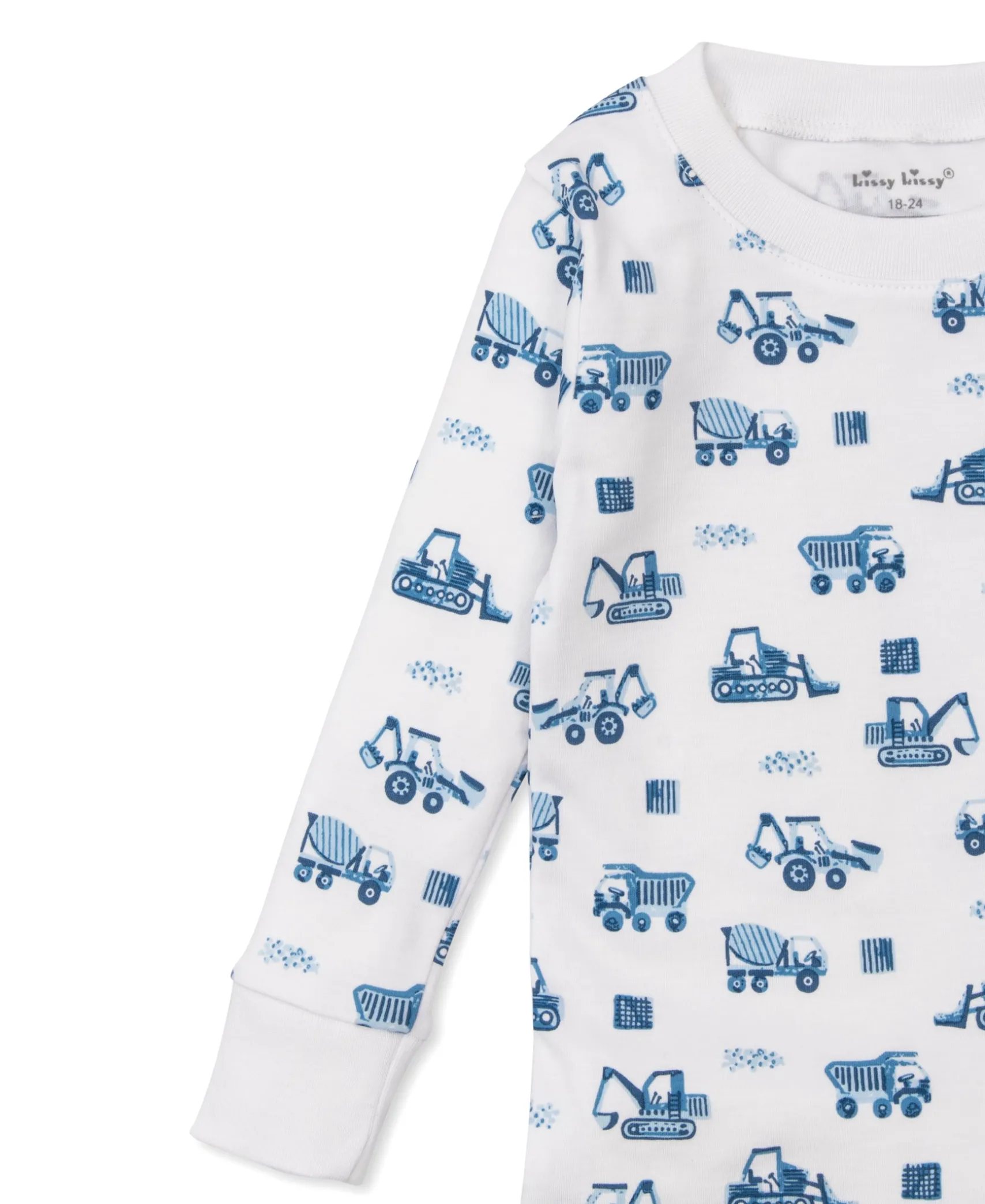 Construction Trucks Toddler Pajama Set