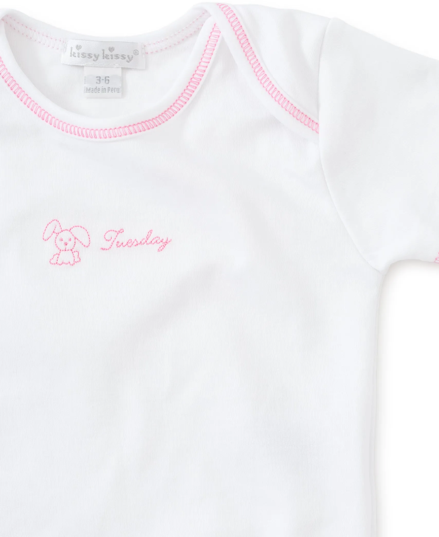 Days of the Week Girls Bodysuit Set