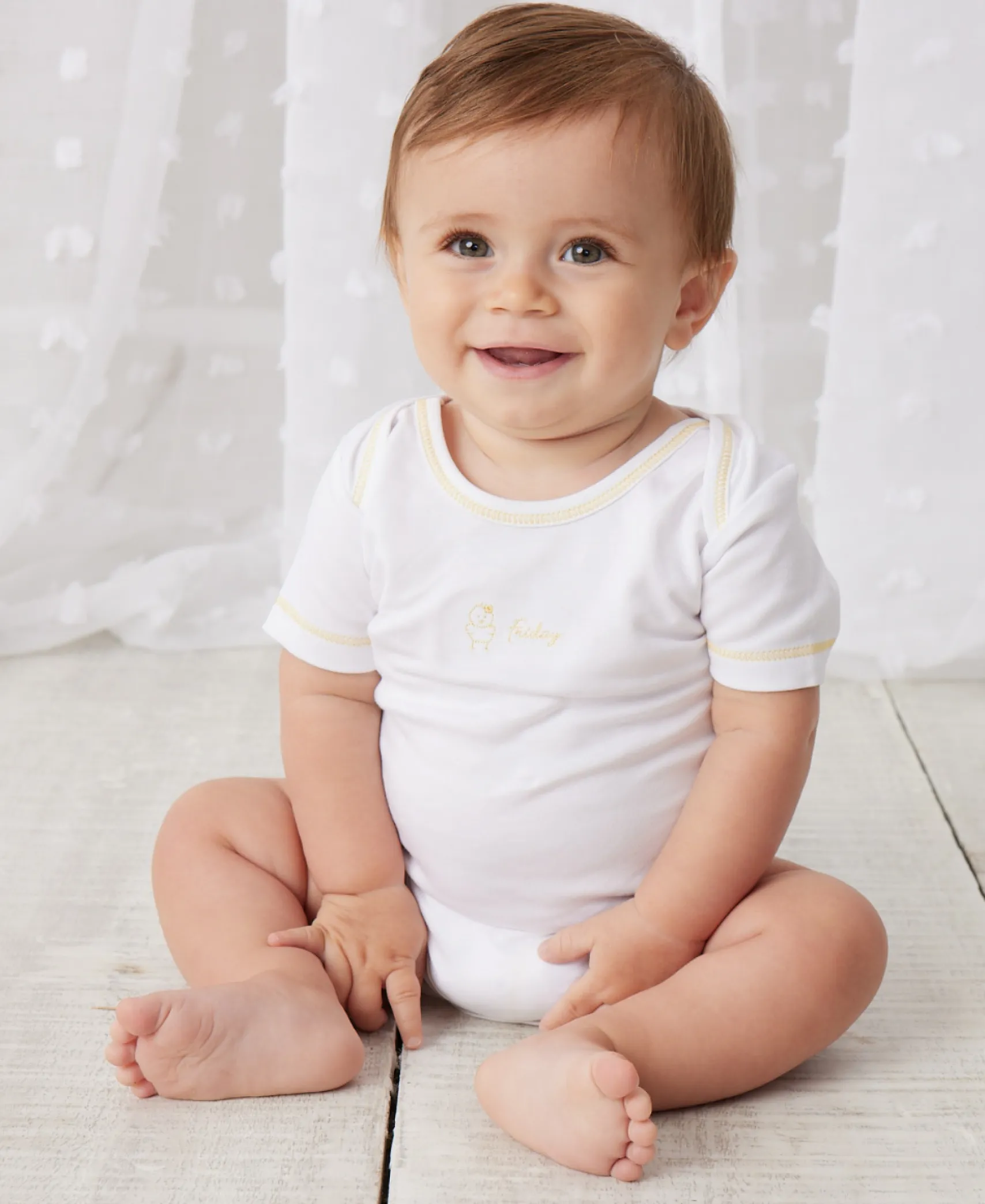 Days of the Week Girls Bodysuit Set