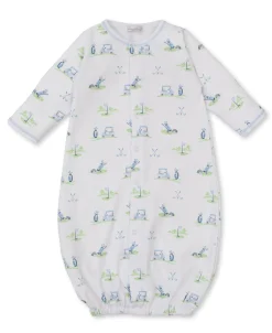 Fairway Foursome Blue Convertible Gown