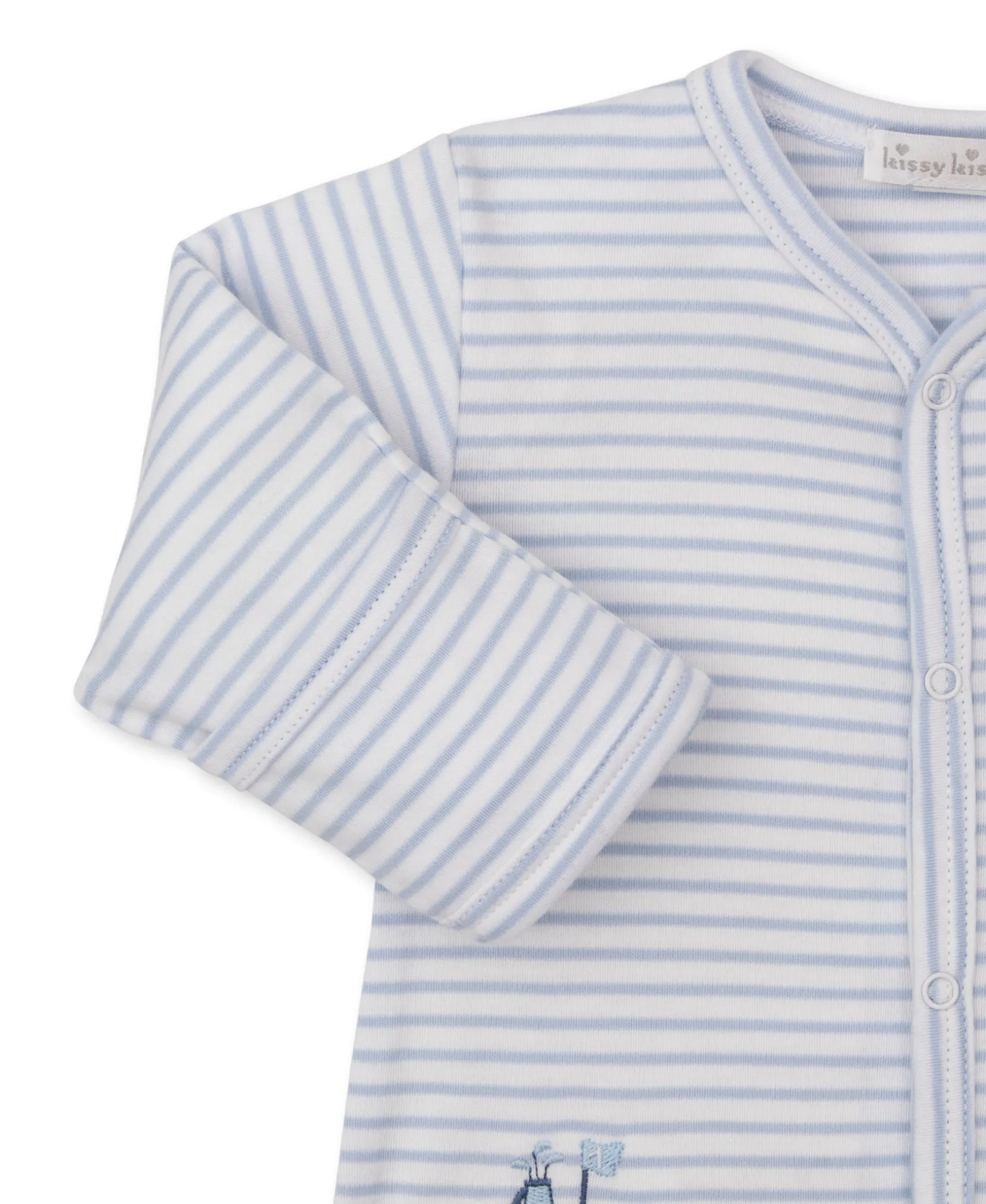 Fairway Foursome Blue Stripe Footie