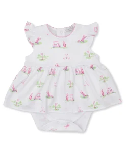 Fairway Foursome Pink Bodysuit Dress