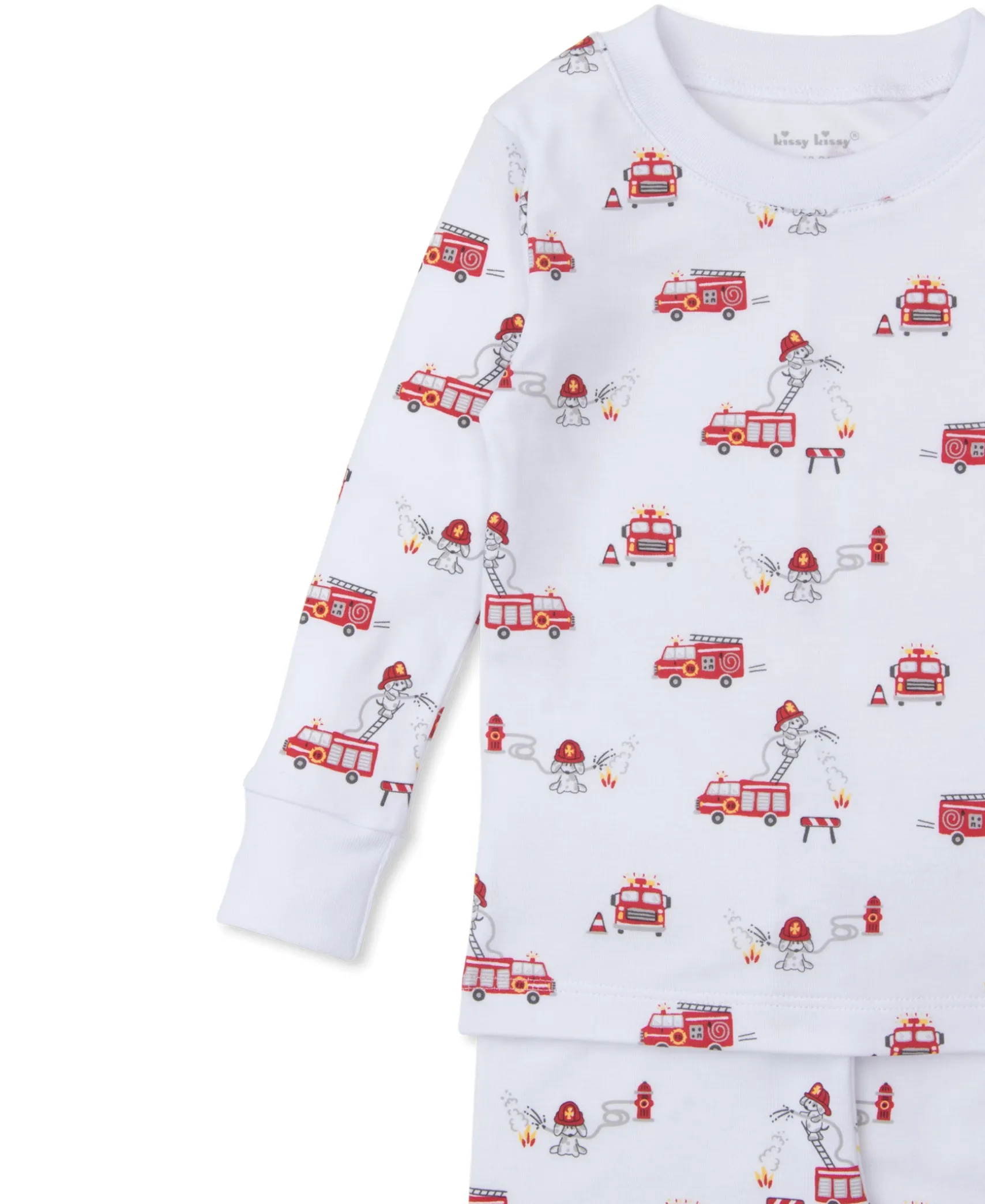 Firetruck Fun Kids Pajama Set