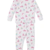 Flamingos Surfs Up Pajama Set