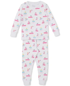 Flamingos Surfs Up Pajama Set
