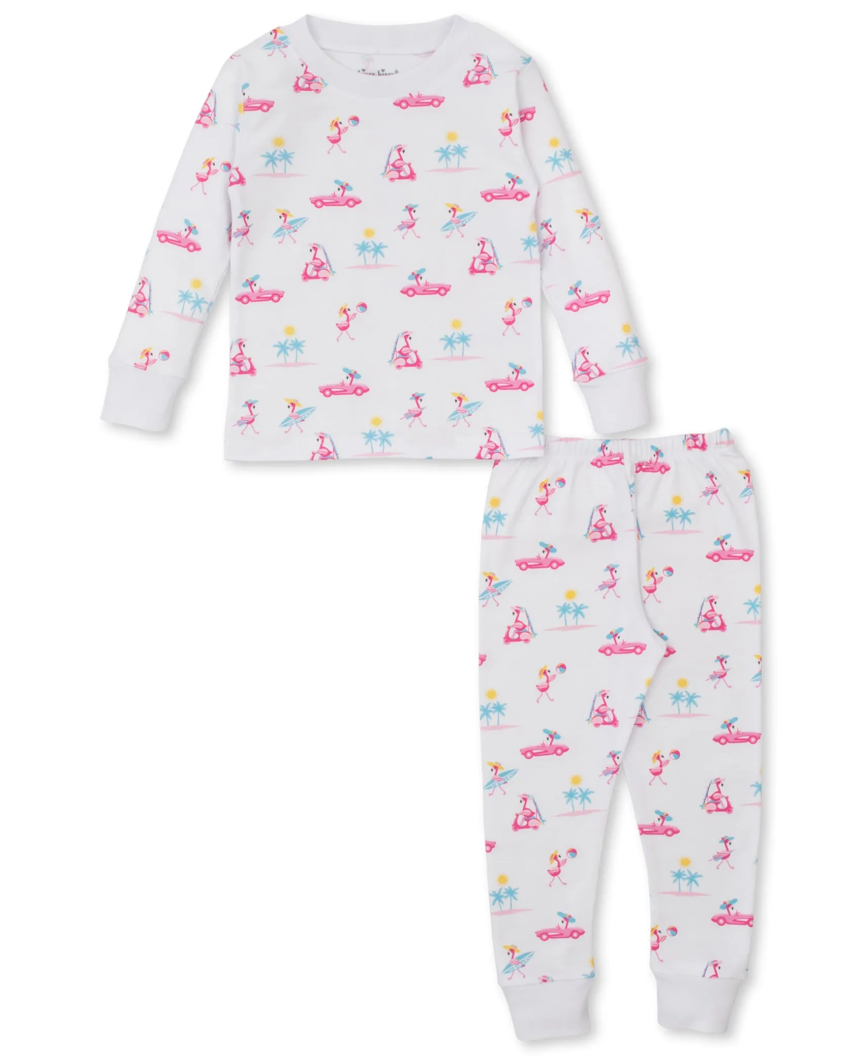 Flamingos Surfs Up Pajama Set