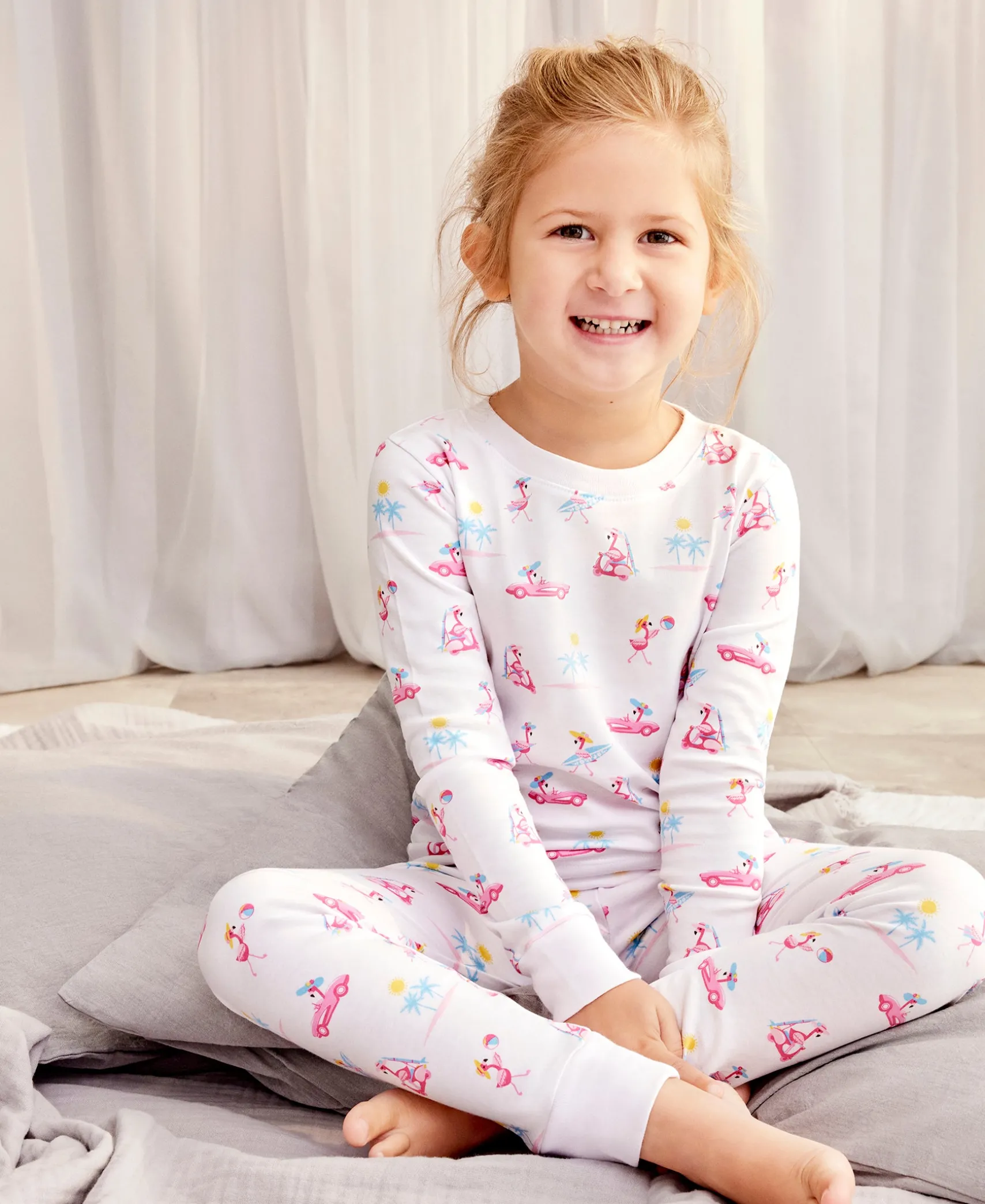 Flamingos Surfs Up Toddler Pajama Set