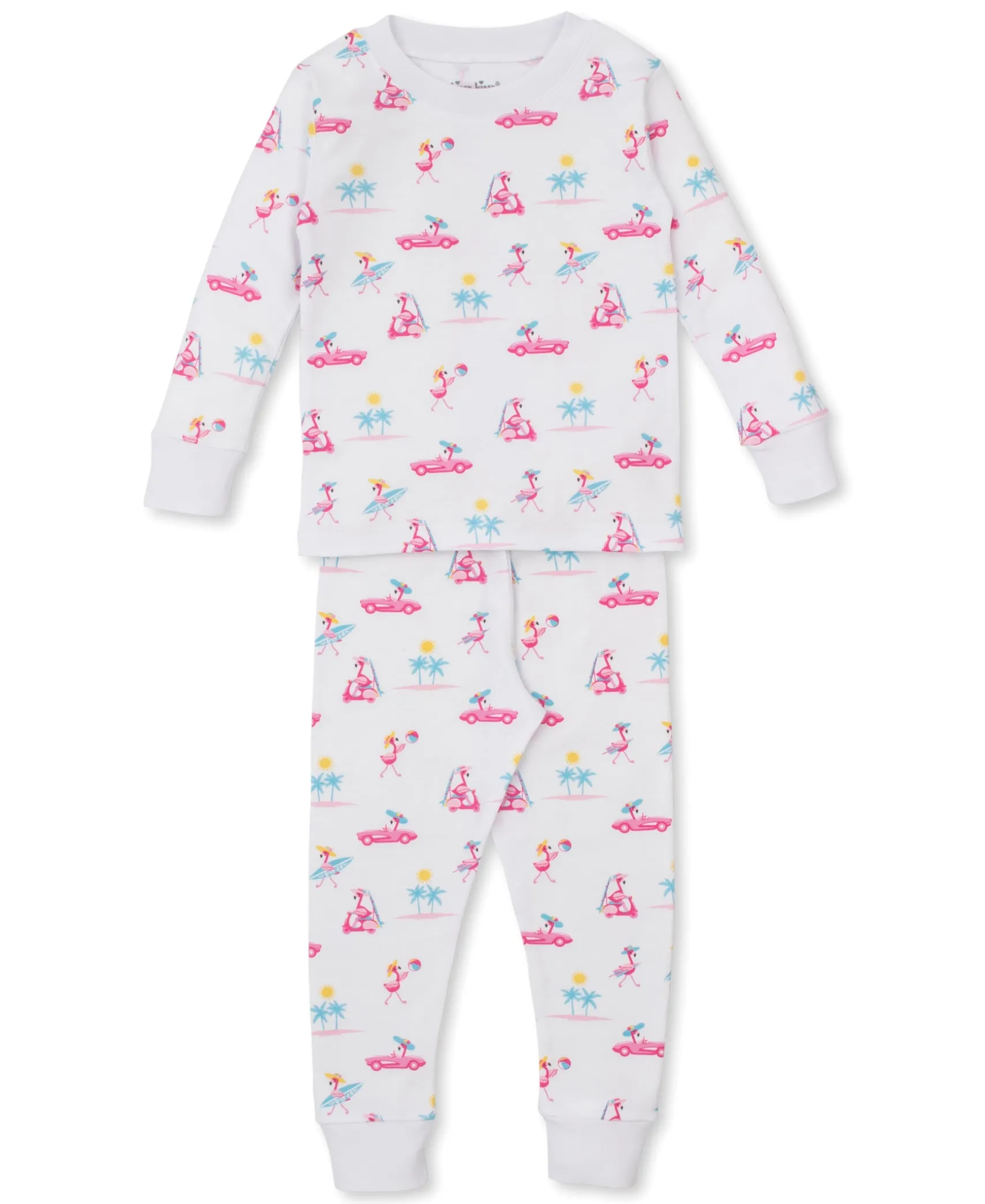 Flamingos Surfs Up Toddler Pajama Set