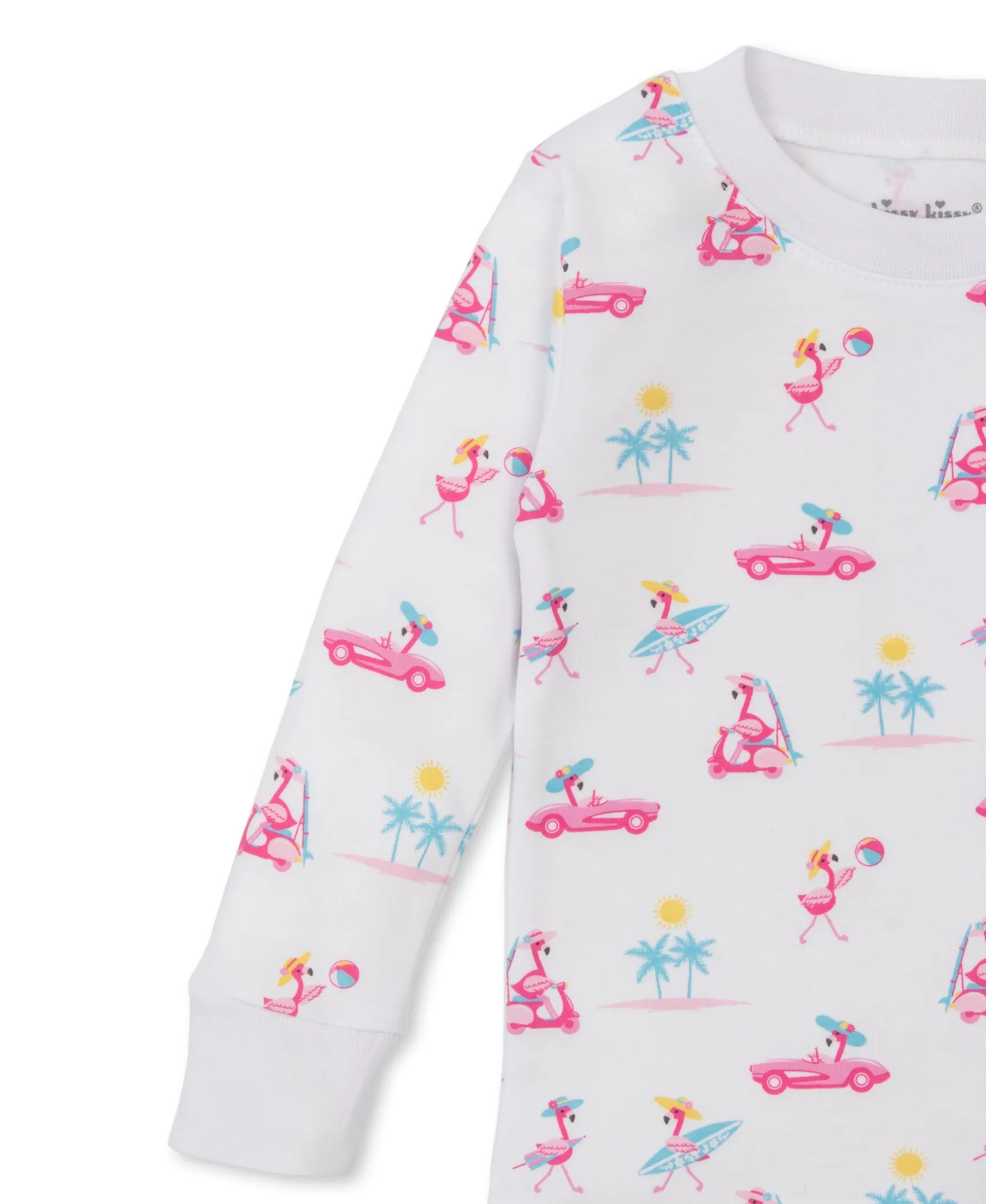 Flamingos Surfs Up Toddler Pajama Set